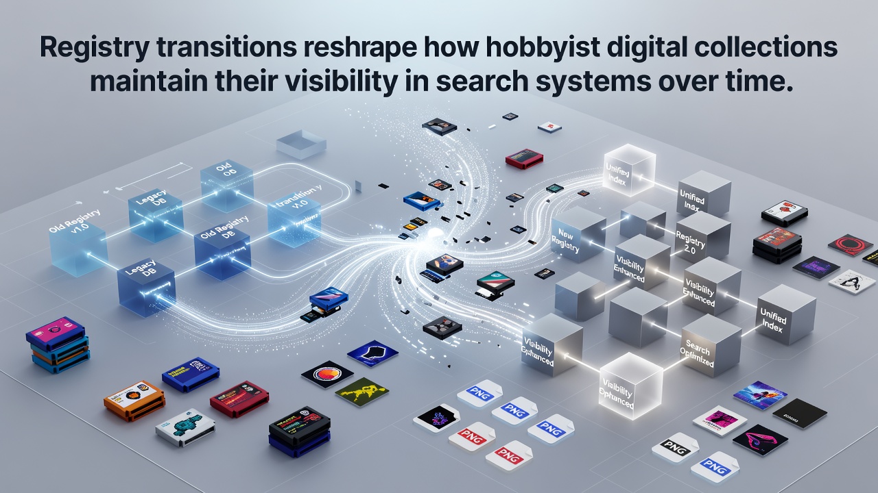 Registry Transitions Reshape How Hobbyist Digital Collections Maintain Their Visibility in Search Systems Over Time