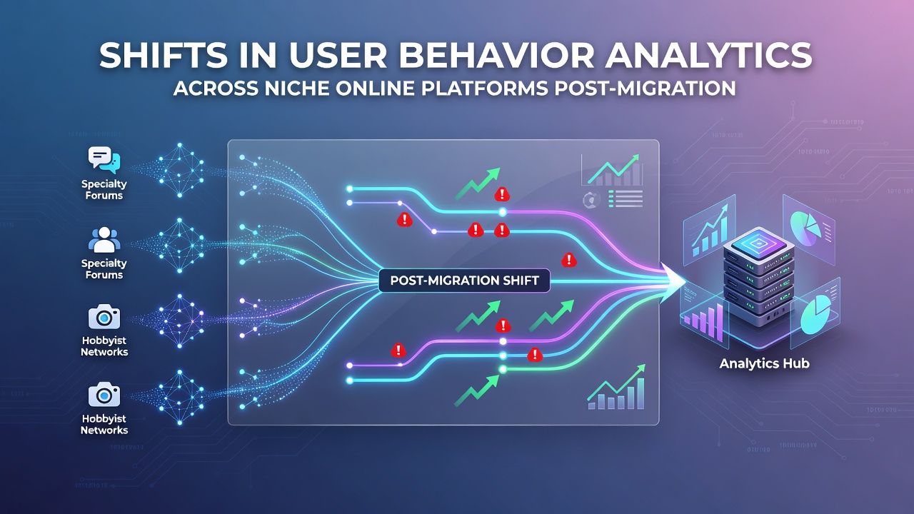 Shifts in User Behavior Analytics Across Niche Online Platforms Post-Migration